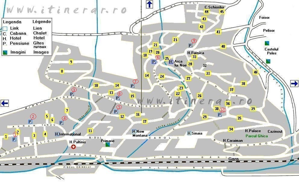 Harta Sinaia