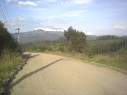 Vedere Penteleu din masivul Podu Calului